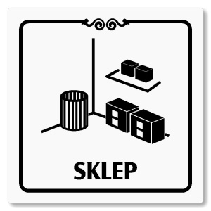 Sklep, 148x148mm, bílá, Texas